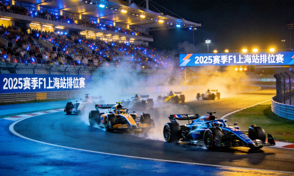 2025赛季F1上海站排位赛现场车手激烈角逐精彩画面