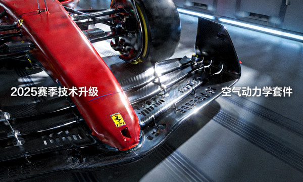 F1法拉利车队2025赛季新赛车技术升级空气动力学套件展示